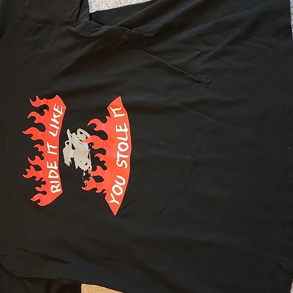 Gildan "Ride It Like You Stole It" Motorcycle SS Tshirt Size XXL